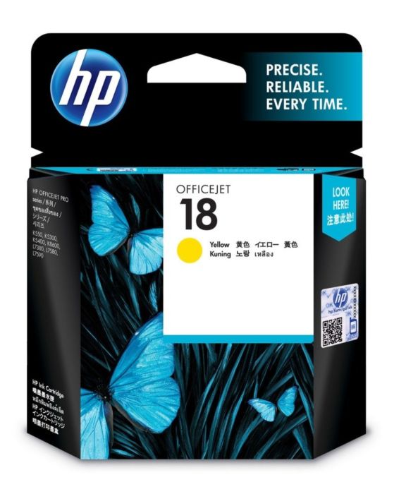 HP 18 Yellow Ink Cratridge